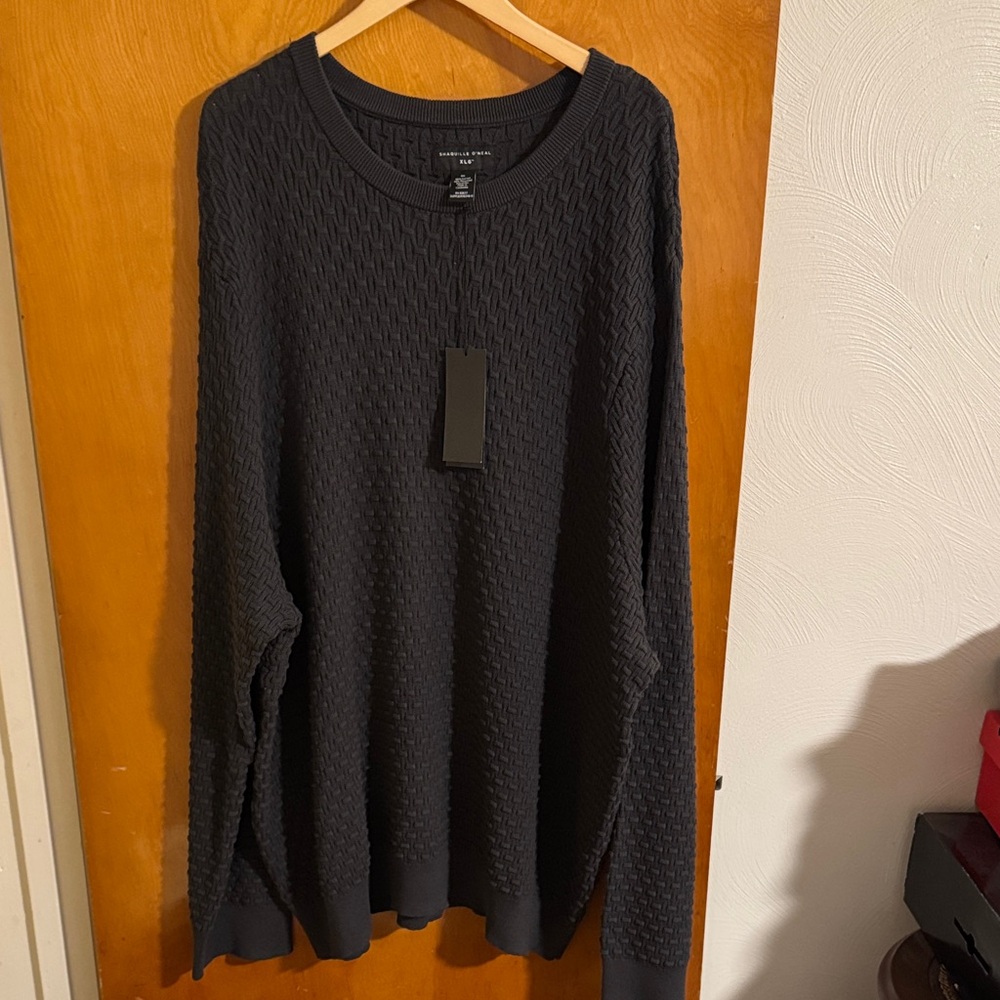 Gray Sweater Mens 6XL Shaq Breathable